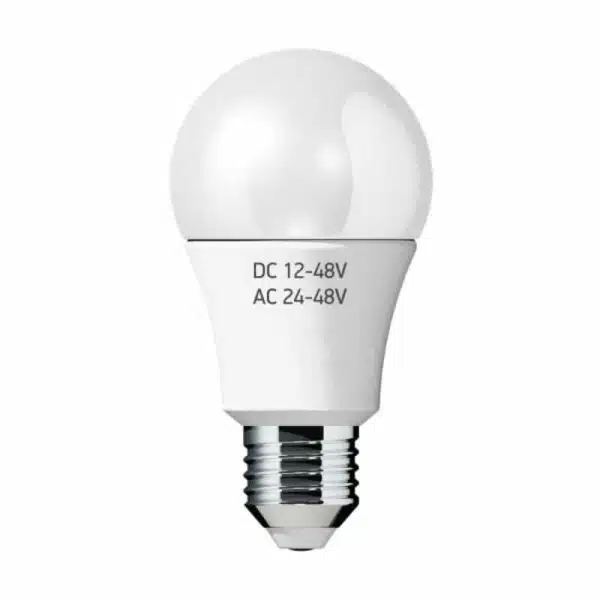 Λάμπα LED E27 8W 12-48V Λευκό Ημέρας