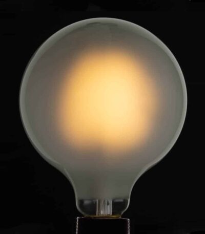 LED Filament Λάμπα E27 G125 12W 1200 lm Frosted Γυαλί Θερμό Λευκό 2800K 2