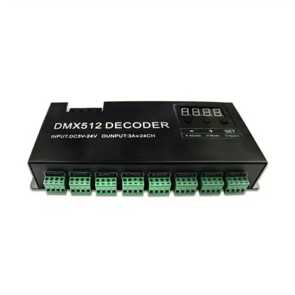 24CH RGB DMX512 Decoder 2