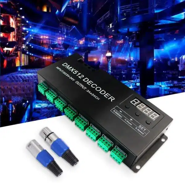 24CH RGB DMX512 Decoder 5