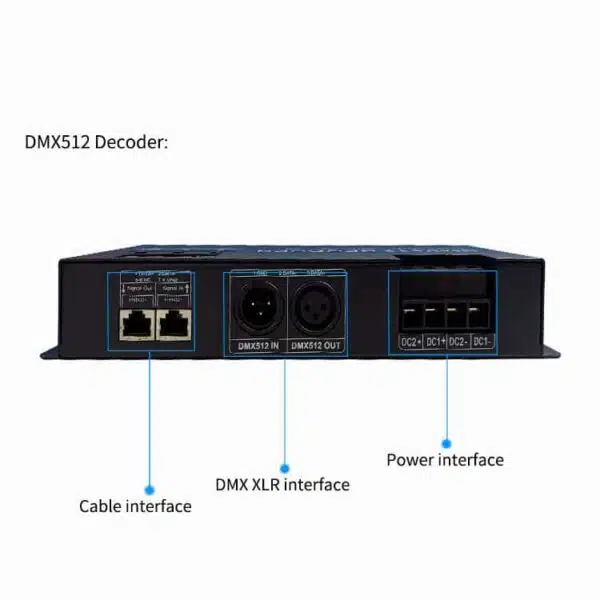 24CH RGB DMX512 Decoder 6