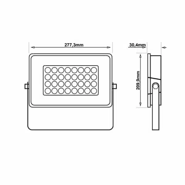 Osram chip Προβολέας LED 100W 130lm 2