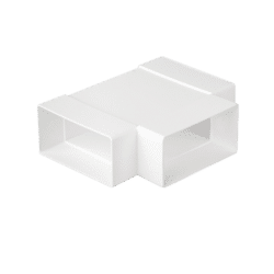 EL02-409 PVC T-JOINT FOR FLAT DUCTS 110x55MM