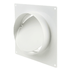 EL02-505 PVC WALL FLANGE WITH VALVE D100MM