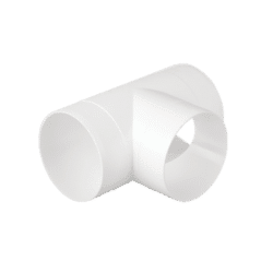 EL02-460 PVC T-JOINT FOR ROUND DUCTS D100MM