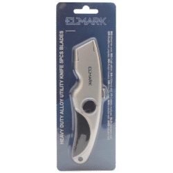 HEAVY DUTY ZINC ALLOY UTILITY KNIFE 5PCS BLADES