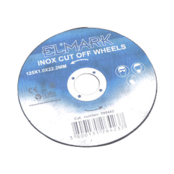 INOX CUT OFF WHEELS 125X22.2X1.0mm