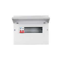 METAL CONSUMER UNIT 12 MOD+ISS 2P/100A