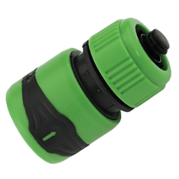 RUBBER QUICK LOCKING HOSE CONNECTOR 1/2 WITH STOP