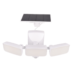 TRIPLE SOLAR FLOODLIGHT 15W IP54 WITH SENSOR