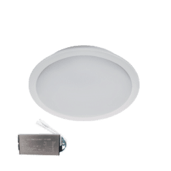 LED ΠΑΝΕΛ ΣΤΡΌΓΓΥΛΟ 10W 6500K IP65+ ΚΙΤ ΑΣΦΑΛΕΙΑΣ