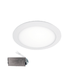 LED ΠΑΝΕΛ ΣΤΡΌΓΓΥΛΟ 16W 6500K IP65+ΚΙΤ ΑΣΦΑΛΕΙΑΣ