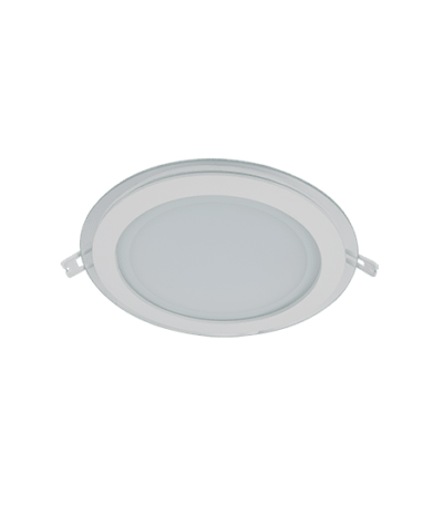 LED ΠΑΝΕΛ ΣΤΡΟΓΓΥΛΟ ΜΕ ΓΥΑΛΙ 18W 4000K