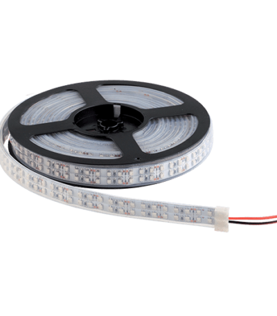 LED ΤΑΙΝΙΑ LED1200 3528 12V/DC IP65 2X120 τεμ./m. ΛΕΥΚΟ ΘΕΡΜΟ