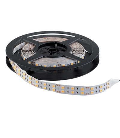 LED ΤΑΙΝΙΑ LED600 5050 12V/DC IP20 2X60 τεμ./m. ΛΕΥΚΟ ΘΕΡΜΟ