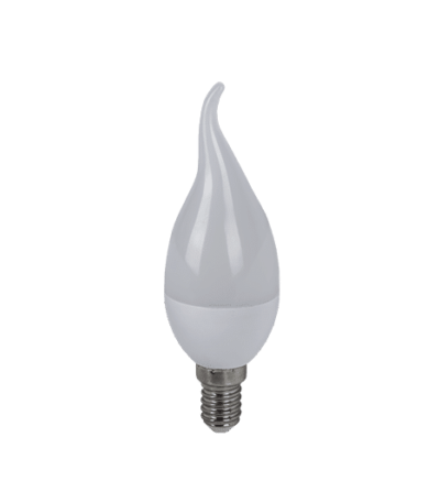 LED ΛΑΜΠΤΗΡΑΣ FLAME 6W E14 230V ΛΕΥΚΟ