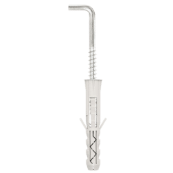 EXPANSION PLUG L-HOOK Wkret-met BP 6X30 12pcs/bl