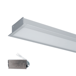 LED ΠΡΟΦΙΛ ΙΣΧΥΟΣ ΧΩΝΕΥΤΗΣ ΤΟΠΟΘΕΤΗΣΗΣ S48 40W 4000K ΓΚΡΙ+ΜΠΑΤΑΡΙΑ ΑΣΦΑΛΕΙΑΣ