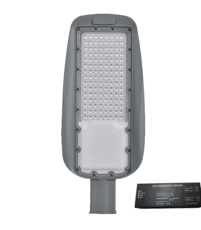 PRAGUE SMD LED ΦΩΤΙΣΤΙΚΟ ΔΡΟΜΟΥ 100W 4000K IP65+ ΚΙΤ ΑΣΦΑΛΕΙΑΣ