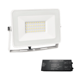 VEGA SLIM SMD LED ΠΡΟΒΟΛΕΑΣ 30W 4000K ΛΕΥΚΟ+ ΚΙΤ ΑΣΦΑΛΕΙΑΣ