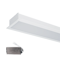 LED ΠΡΟΦΙΛ ΙΣΧΥΟΣ ΧΩΝΕΥΤΗΣ ΤΟΠΟΘΕΤΗΣΗΣ S48 40W 4000K ΛΕΥΚΟ+ΜΠΑΤΑΡΙΑ ΑΣΦΑΛΕΙΑΣ