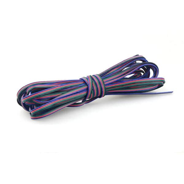 100141 Εύκαμπτο Πλακέ Καλώδιο 1m RGB 4 x 0.25mm² | 0,50 €