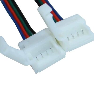 100152 Ταχυσύνδεσμος 2 Ταινιών LED RGB - I Connector για Όλες τις LED Ταινίες DC-12-24V 10mm RGB |