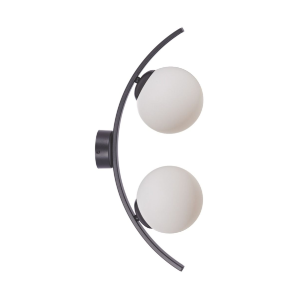 ZUMA LINE WALL LAMP HELIX 5015 2XE14 BLACK/WHITE