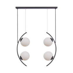 ZUMA LINE PENDANT HELIX 5016 4XE14 BLACK/WHITE