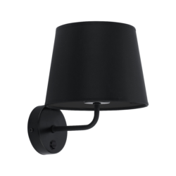 TK LIGHTING WALL LAMP MAJA 1884 1XE27 BLACK