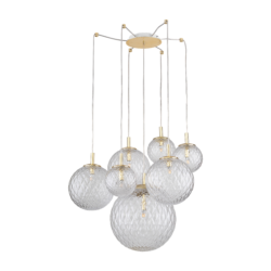 TK LIGHTING CHANDELIER CADIX 4608 7XG9 GOLD