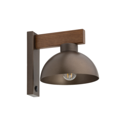 TK LIGHTING WALL LAMP OSLO 6279 1XE27 BROWN