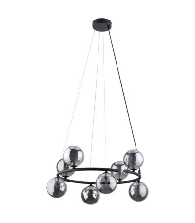 6844 TK Lighting Πολυέλαιος ANABELLE 6844 8xG9 black