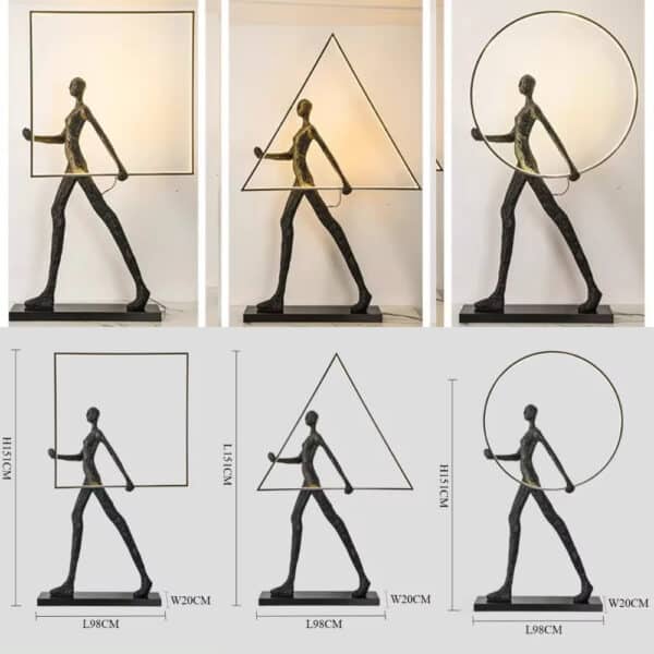 F Hoopman Art Decoration Series Minimal Φωτιστικό Δαπέδου