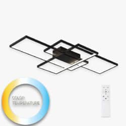 QUATTRO LED Φωτιστικό Κρεμαστό οροφής W Lm CCT Dimmable με χειριστήριο