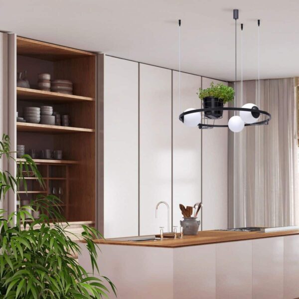 ZUMA LINE PENDANT PLANT XE BLACK